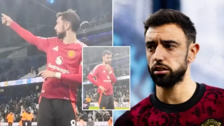 O gesto de Bruno Fernandes que deixou os adeptos do City em choque!