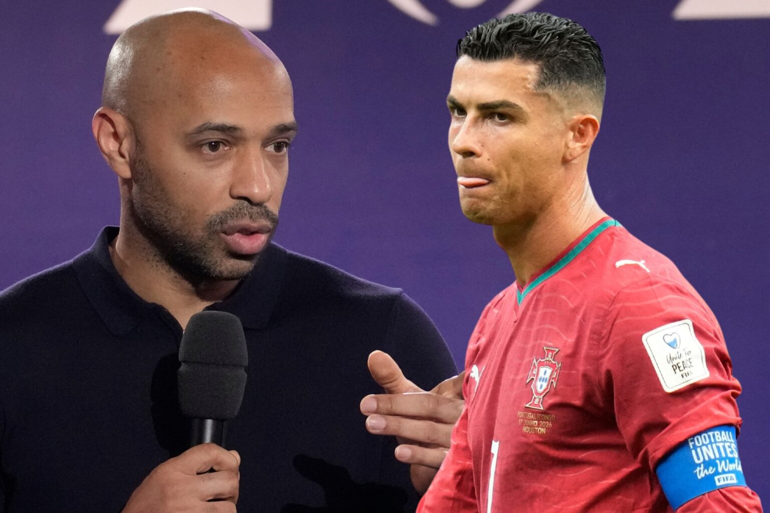 Thierry Henry entra na polémica Jesus – Ronaldo e deixa uma pergunta que está a dar que falar